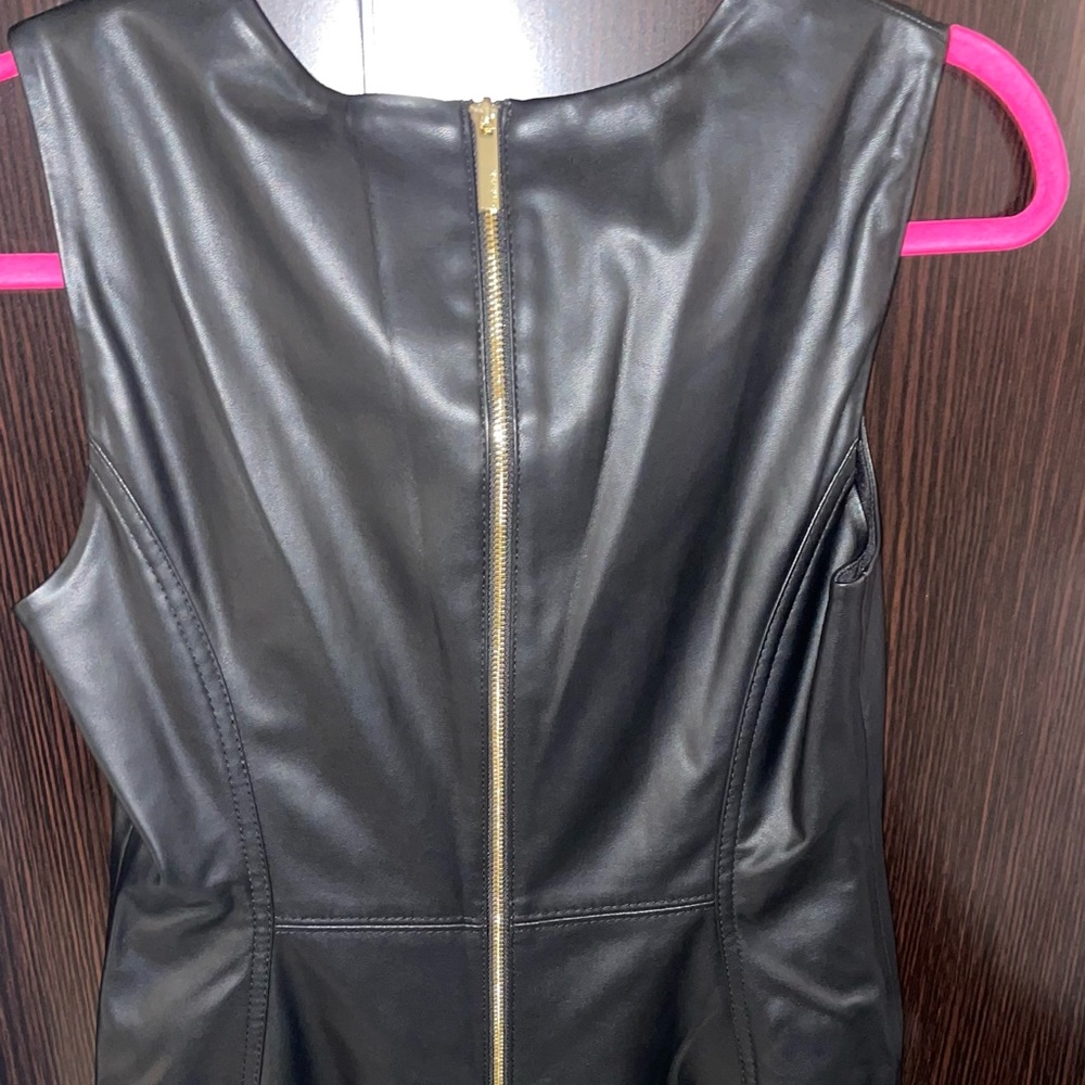 Calvin Klein❤️ New never worn ❤️faux leather knee-high dress